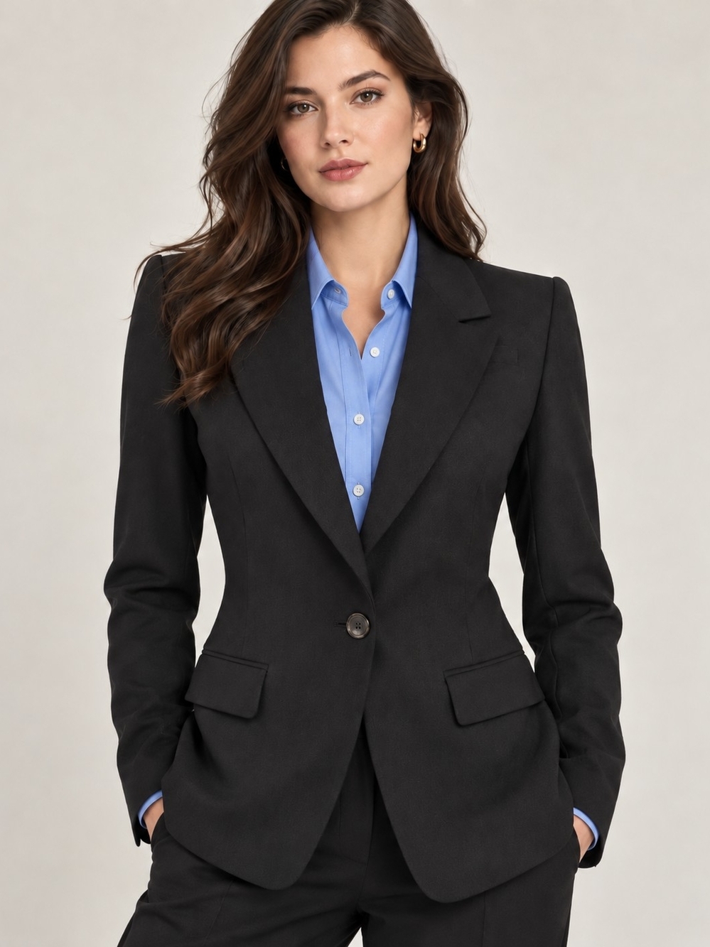 NWOT J. Crew Willa Black Itilian Virgin Wool Tailored Single Button Blazer Sz 2